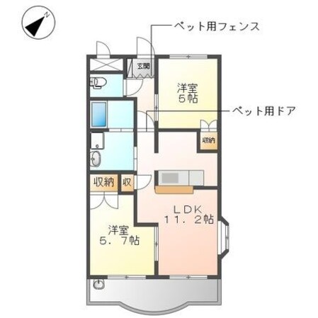 ファビュラスの物件間取画像